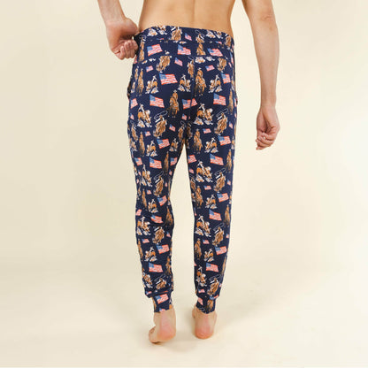 Shinesty Jogger Pajama Pants - Americana Cowboy