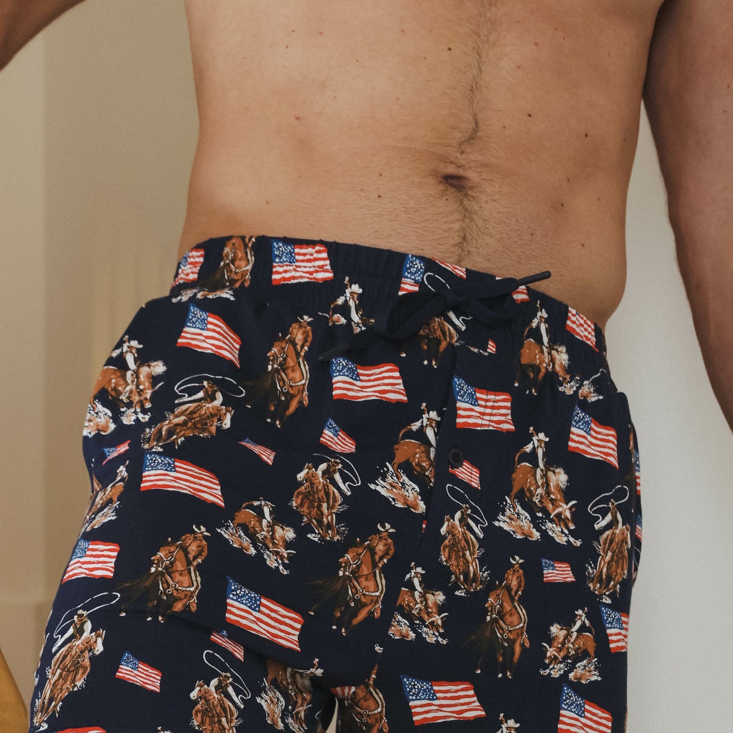 Shinesty Jogger Pajama Pants - Americana Cowboy