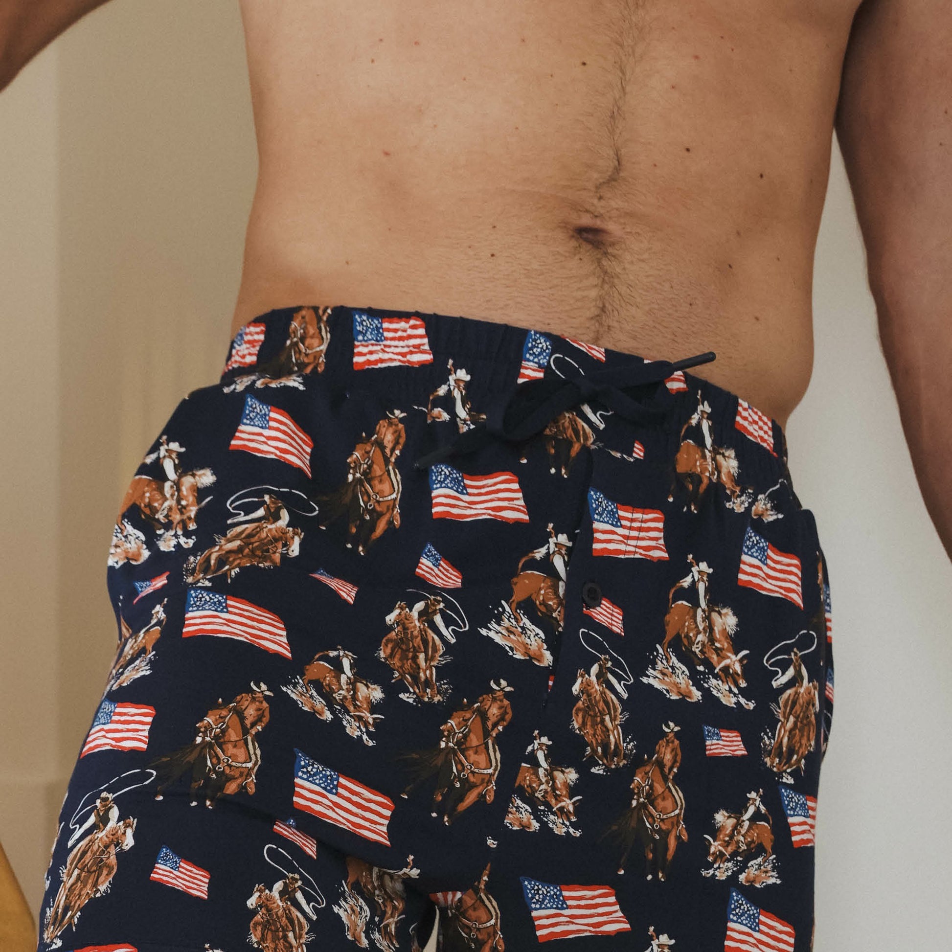 Shinesty Jogger Pajama Pants - Americana Cowboy
