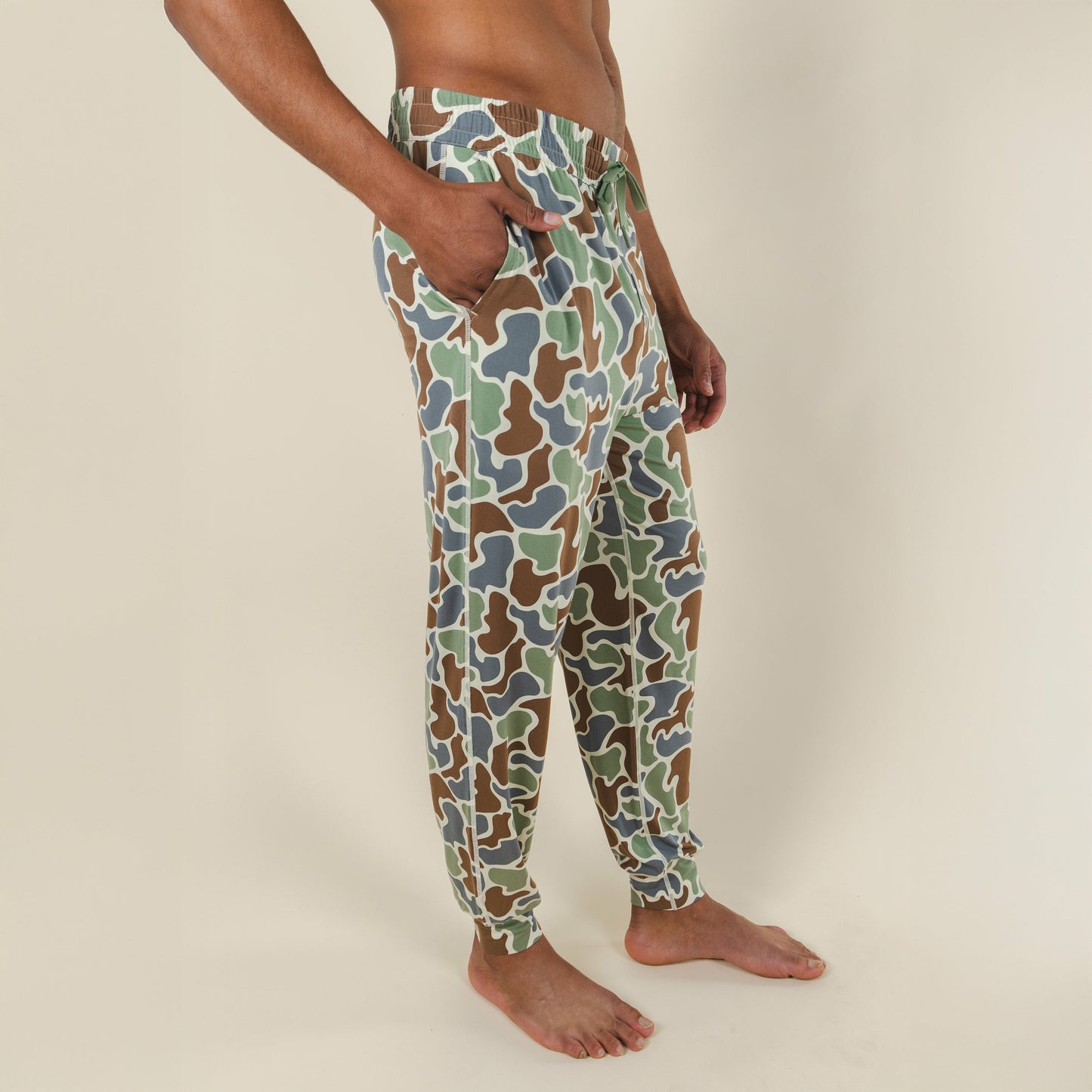 Shinesty Jogger Pajama Pants - Grey Duck Camo