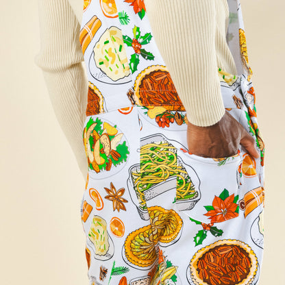 Shinesty Men's Pajamaralls® - White Thanksgiving