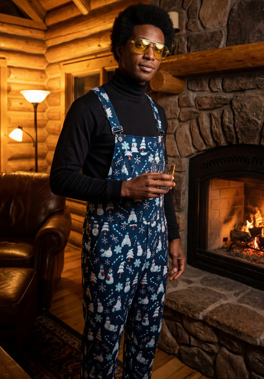 Shinesty Men's Pajamaralls® - Naughty Snowmen