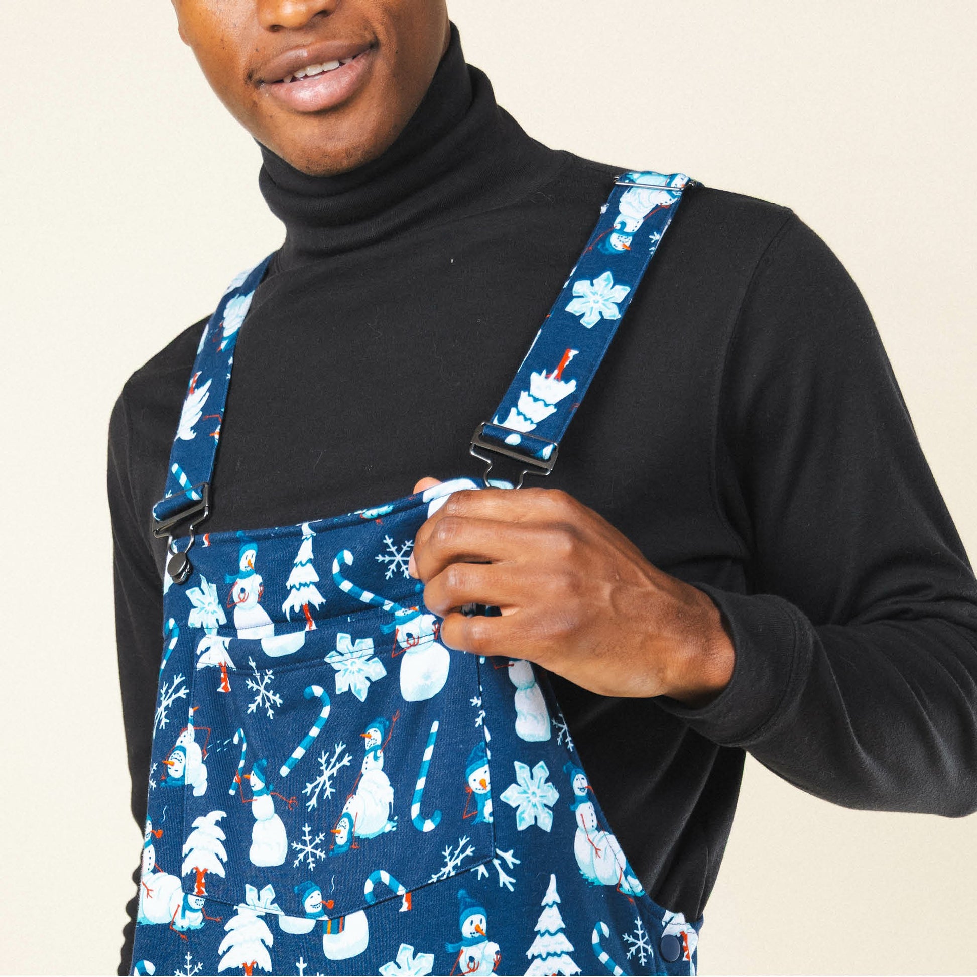 Shinesty Men's Pajamaralls® - Naughty Snowmen