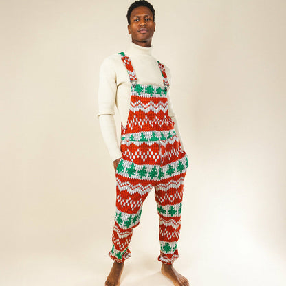 Shinesty Men's Pajamaralls® - Fair Isle Knit Print
