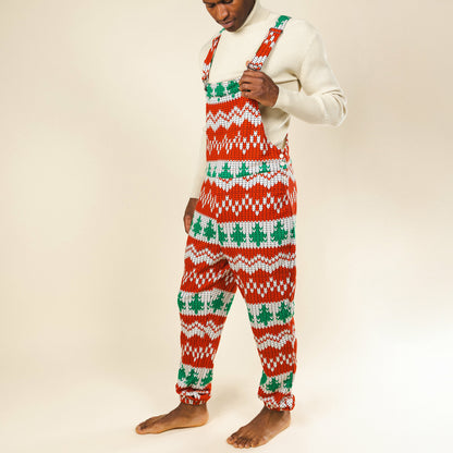 Shinesty Men's Pajamaralls® - Fair Isle Knit Print