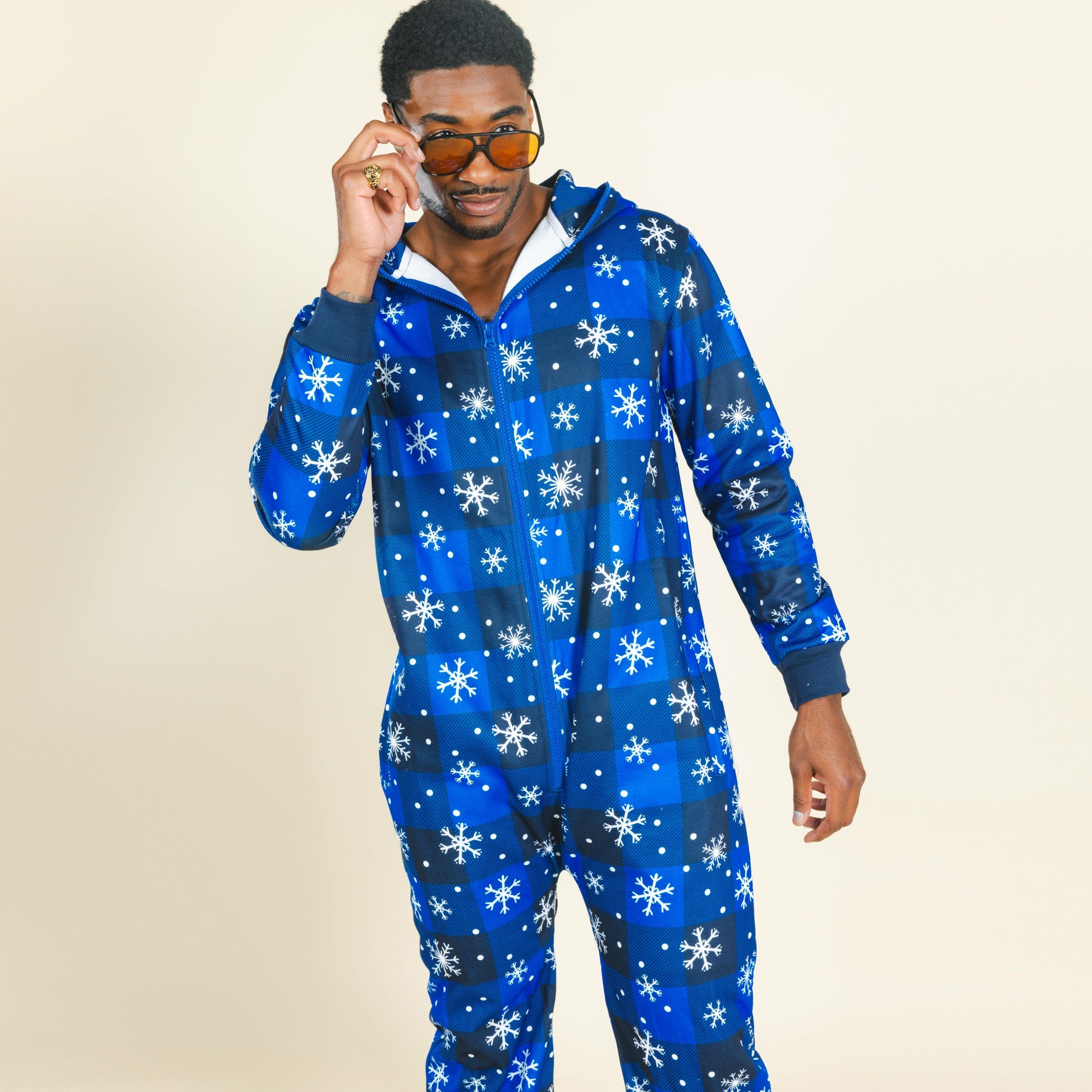 Shinesty Snowflake Buffalo Check Onesie - The In A Flurry