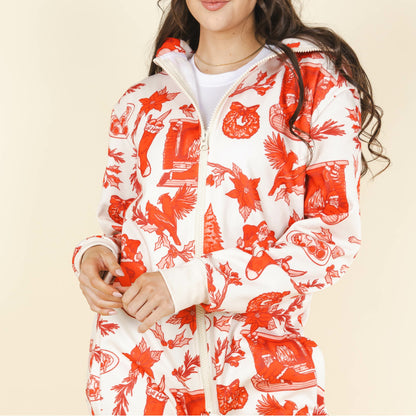 Shinesty Unisex Christmas Toile Onesie - The Santa Slays