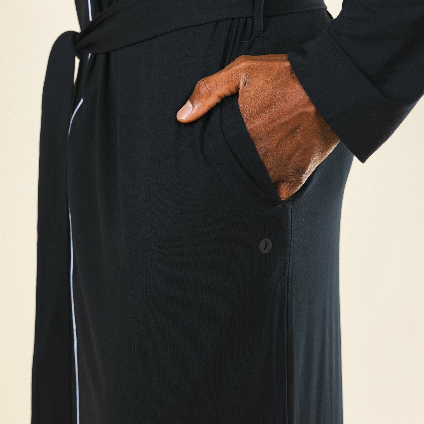 Shinesty Long Modal Robe - Black