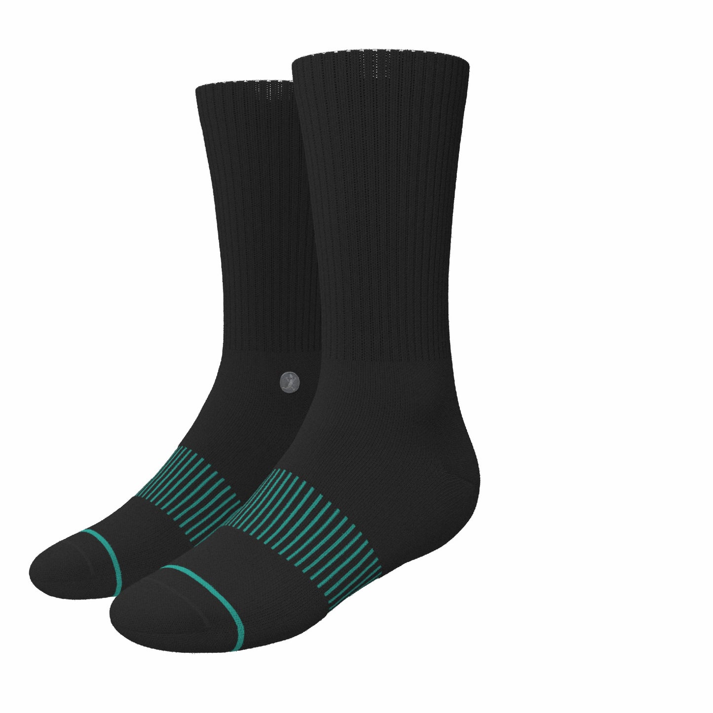 Shinesty Black Stay Weird Heel Hammock™ Crew Socks 12 Pack - The Threat Level Midnight