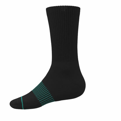 Shinesty Black Stay Weird Heel Hammock™ Crew Socks 12 Pack - The Threat Level Midnight