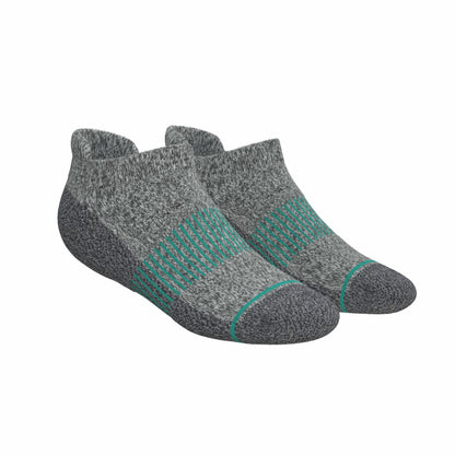 Shinesty Black, Gray and White Heel Hammock™ Ankle Socks 12 Pack - The Staple