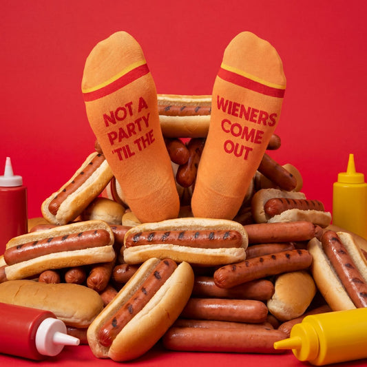 Shinesty Heel Hammock™ Super Stupid-Soft™ Crew Socks - Shinesty x Wienerschnitzel