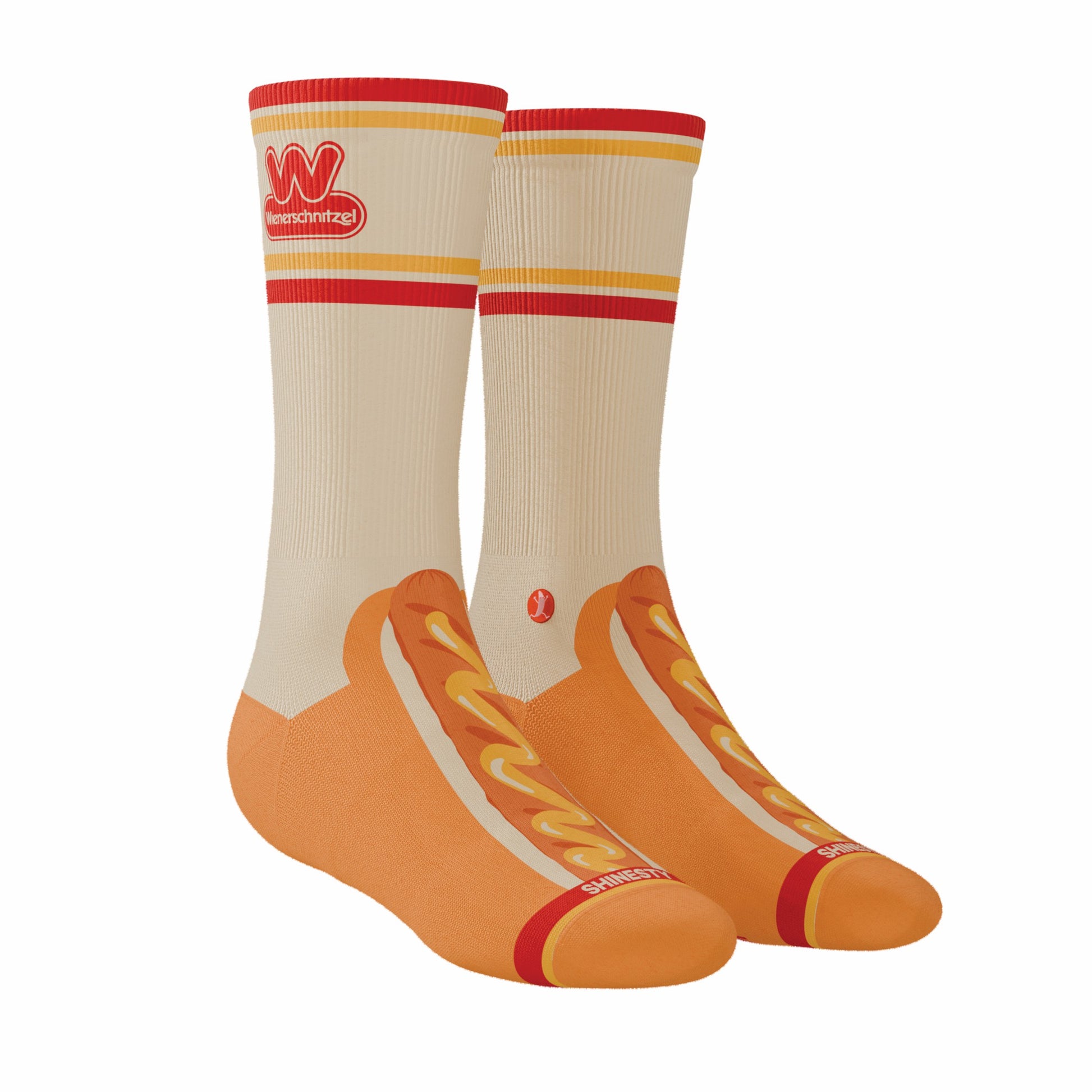 Shinesty Heel Hammock™ Super Stupid-Soft™ Crew Socks - Shinesty x Wienerschnitzel