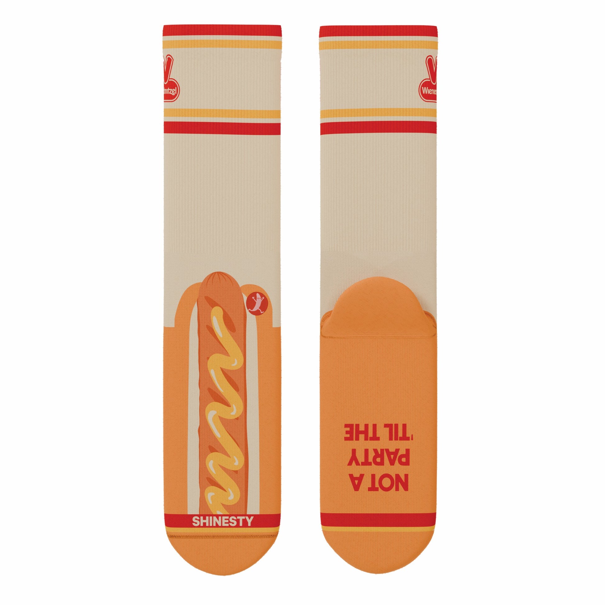 Shinesty Heel Hammock™ Super Stupid-Soft™ Crew Socks - Shinesty x Wienerschnitzel