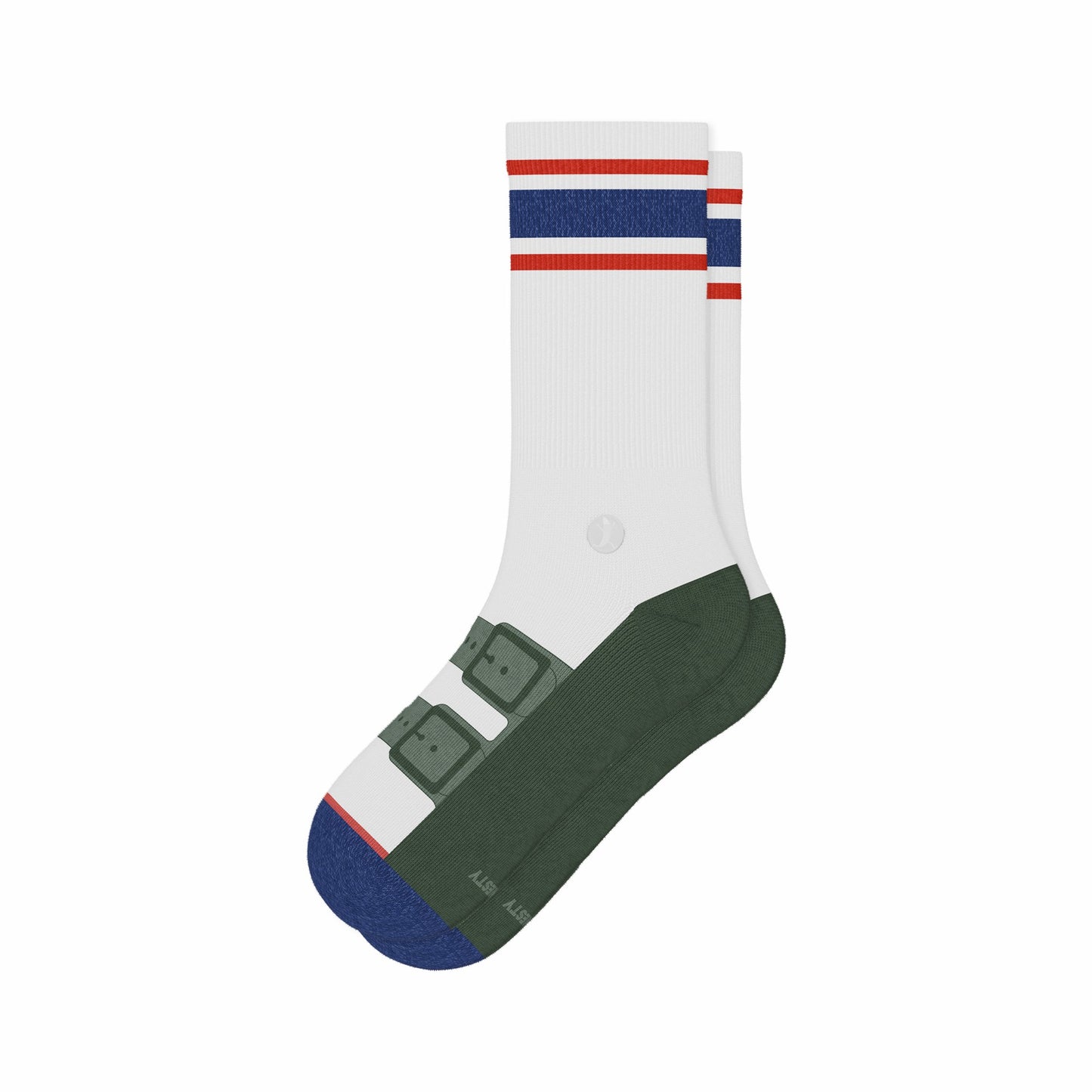 Shinesty Heel Hammock™ Super Stupid-Soft™ Crew Socks - Strap Sandal