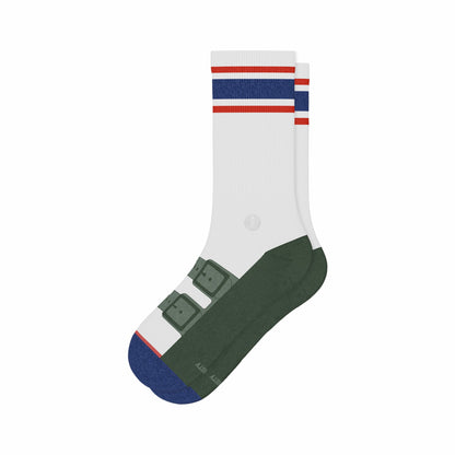Shinesty Heel Hammock™ Super Stupid-Soft™ Crew Socks - Strap Sandal