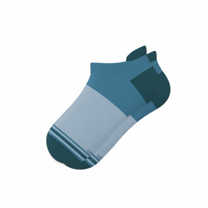 Shinesty Heel Hammock™ Super Stupid-Soft™ Ankle Socks - Blue Color Block