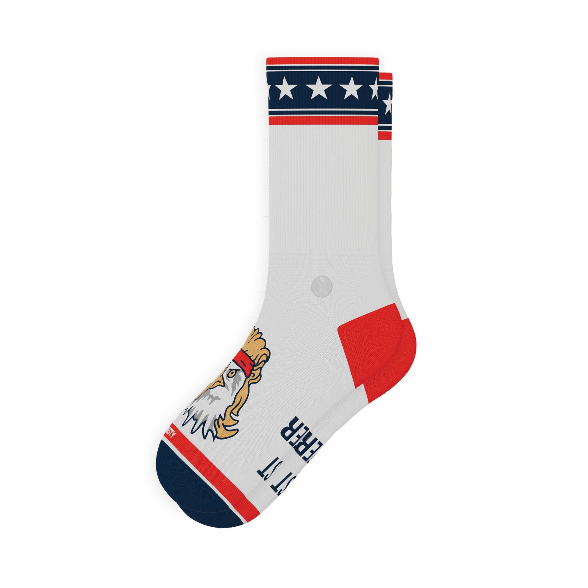 Shinesty Heel Hammock™ Super Stupid-Soft™ Crew Socks - USA Eagle