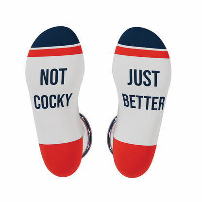 Shinesty Heel Hammock™ Super Stupid-Soft™ Crew Socks - USA Eagle