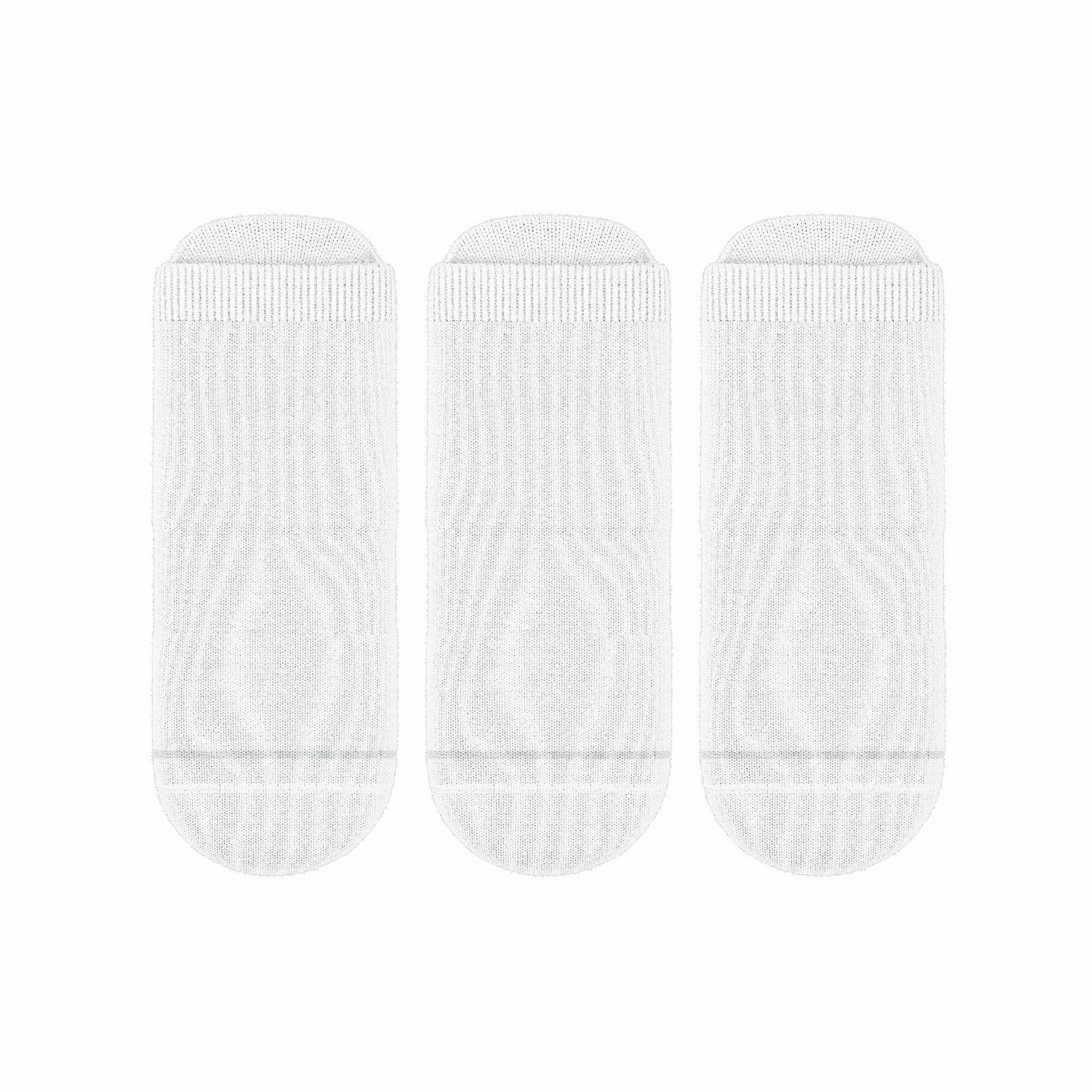 Shinesty Heel Hammock™ Ankle Socks 3 Pack - White Military Complaint