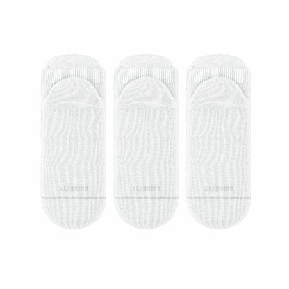 Shinesty Heel Hammock™ Ankle Socks 3 Pack - White Military Complaint