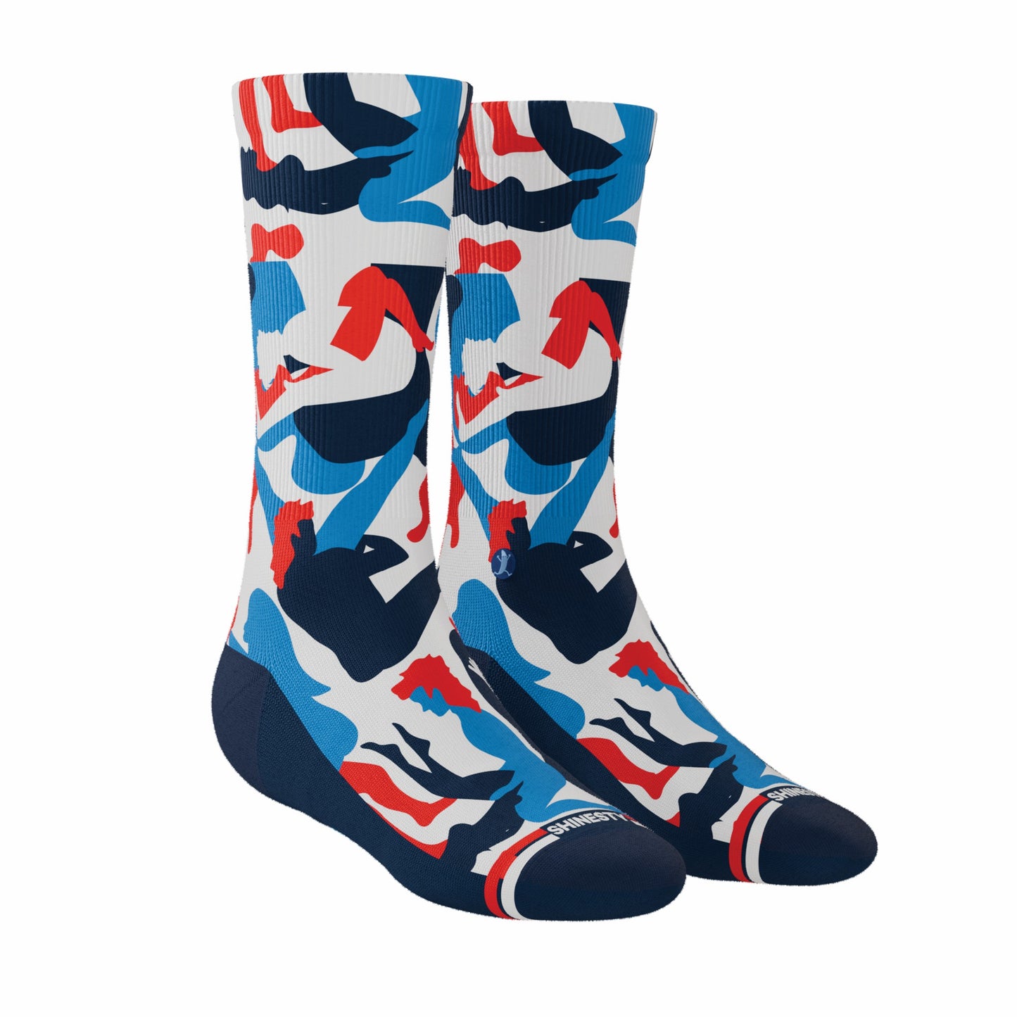 Shinesty Heel Hammock™ Super Stupid-Soft™ Crew Socks - USA Camouflage