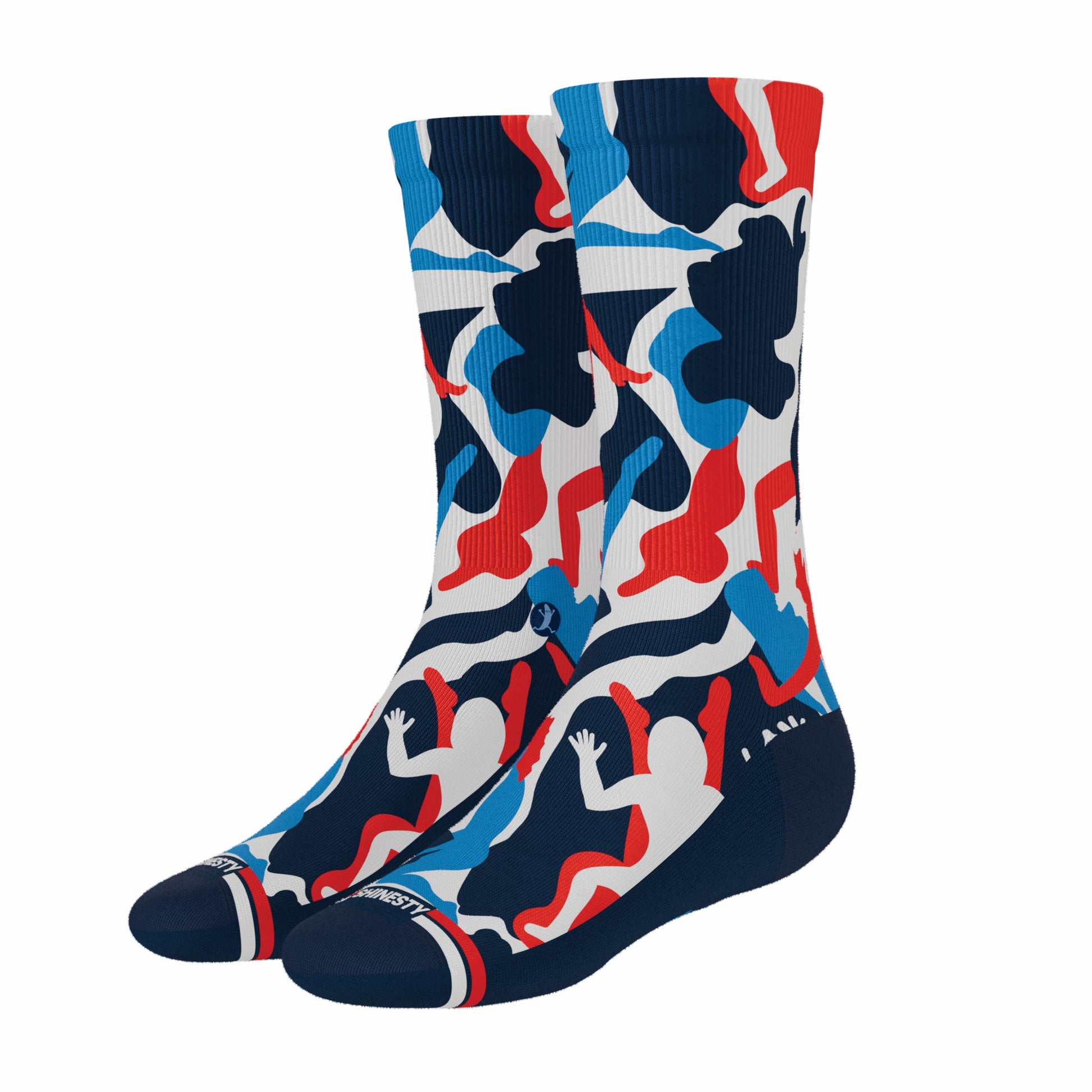 Shinesty Heel Hammock™ Super Stupid-Soft™ Crew Socks - USA Camouflage