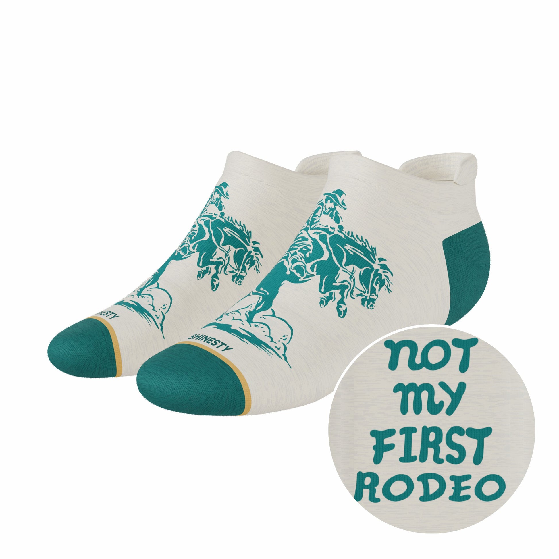 Shinesty Heel Hammock™ Super Stupid-Soft™ Ankle Socks - Rodeo