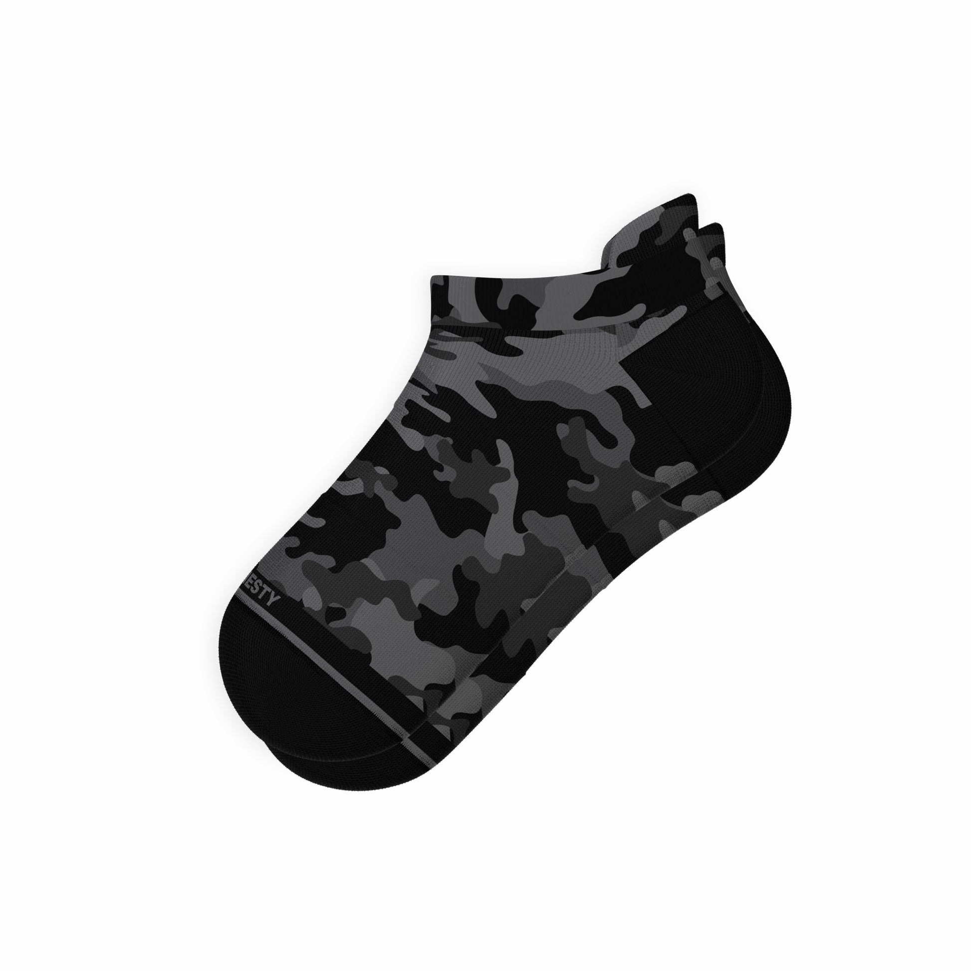Shinesty Heel Hammock™ Super Stupid-Soft™ Ankle Socks - Black Camouflage