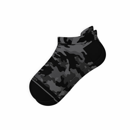 Shinesty Heel Hammock™ Super Stupid-Soft™ Ankle Socks - Black Camouflage