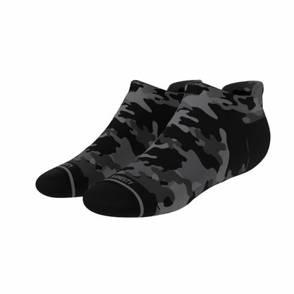 Shinesty Heel Hammock™ Super Stupid-Soft™ Ankle Socks - Black Camouflage