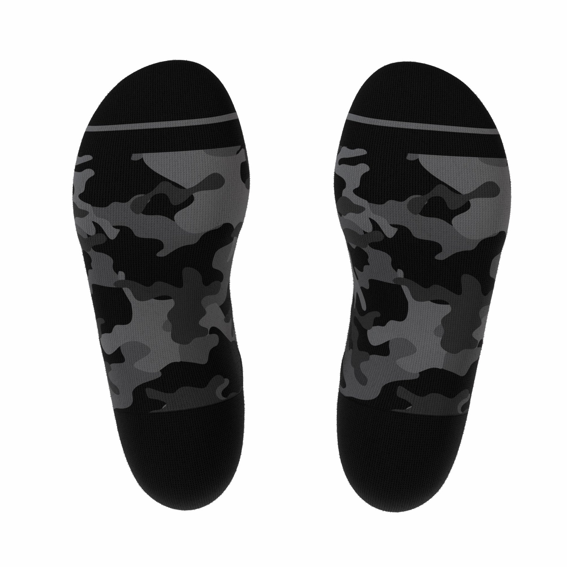 Shinesty Heel Hammock™ Super Stupid-Soft™ Ankle Socks - Black Camouflage