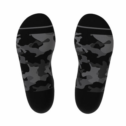 Shinesty Heel Hammock™ Super Stupid-Soft™ Ankle Socks - Black Camouflage