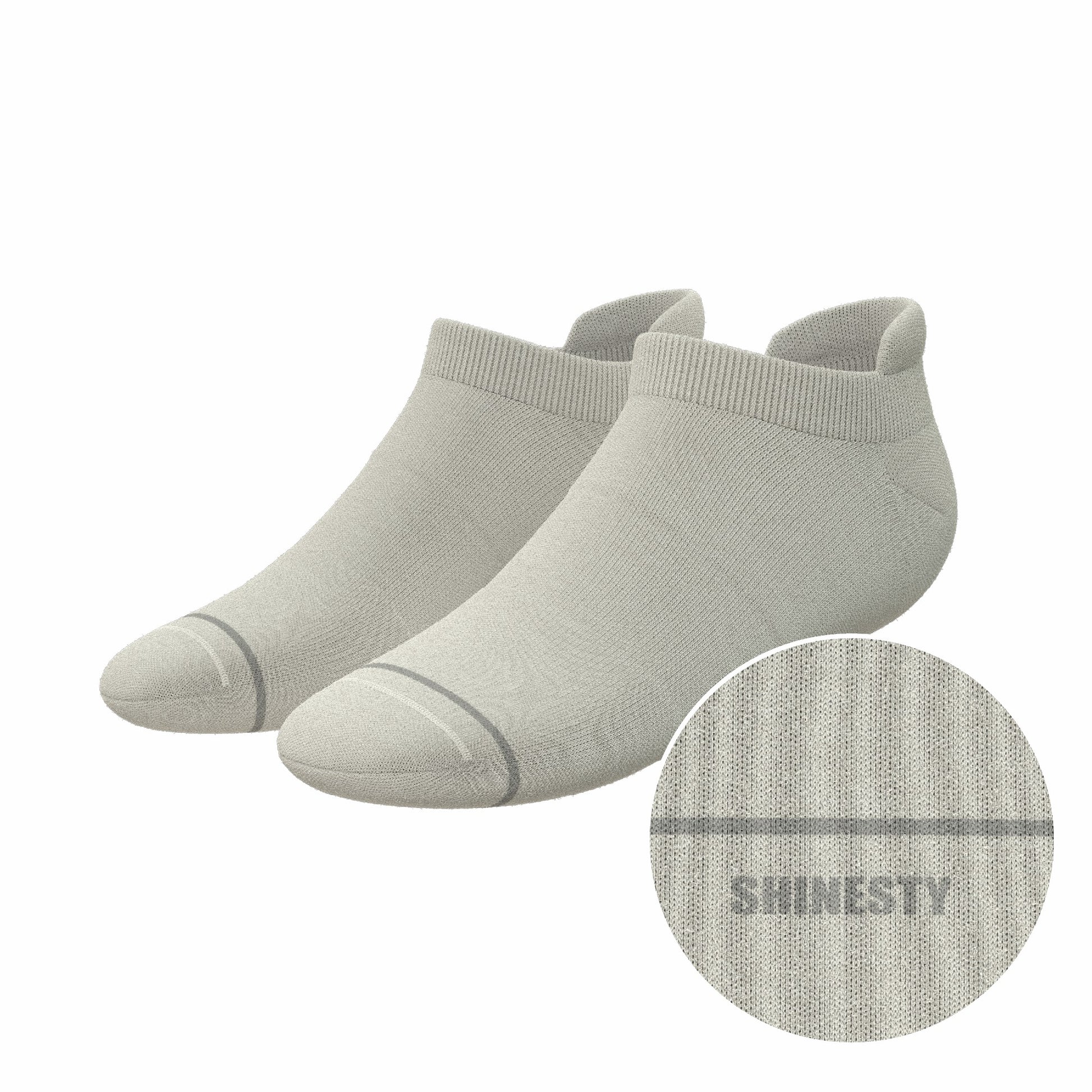 Shinesty Heel Hammock™ Super Stupid-Soft™ Ankle Socks - Plain Tan