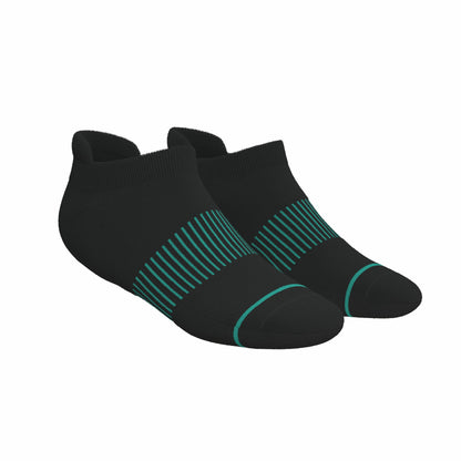 Shinesty Black Stay Weird Heel Hammock™ Ankle Socks 3 Pack - The Threat Level Midnight