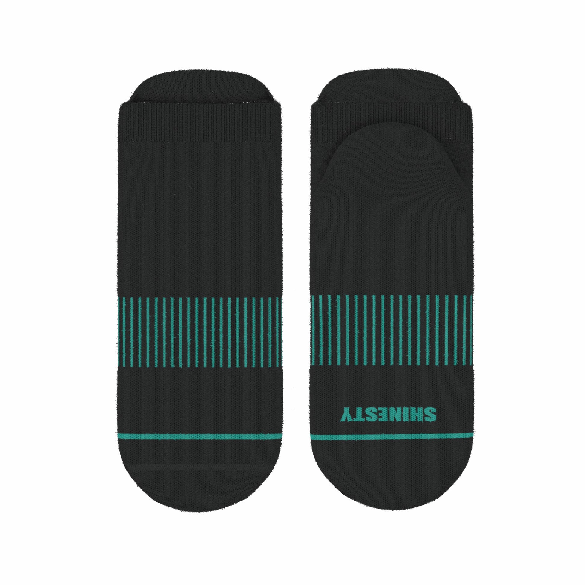 Shinesty Black Stay Weird Heel Hammock™ Ankle Socks 3 Pack - The Threat Level Midnight