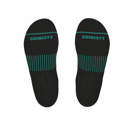 Shinesty Black Stay Weird Heel Hammock™ Ankle Socks 3 Pack - The Threat Level Midnight