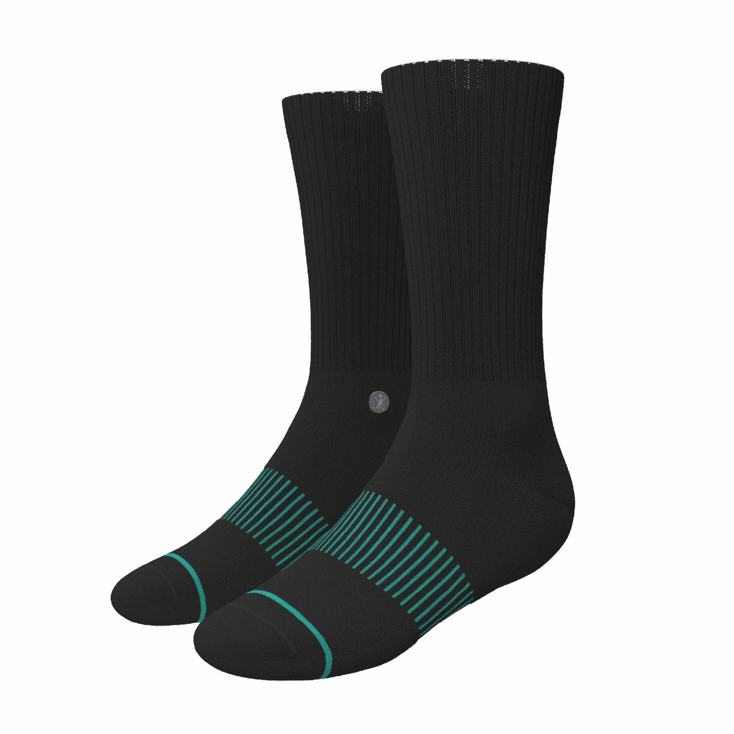 Shinesty Black Stay Weird Heel Hammock™ Crew Socks 3 Pack - The Threat Level Midnight