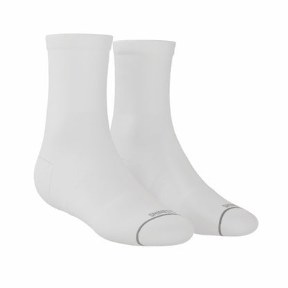 Shinesty Heel Hammock™ Quarter Crew Socks 3 Pack - Plain White
