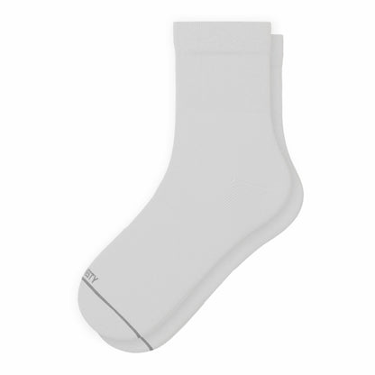 Shinesty Heel Hammock™ Quarter Crew Socks 3 Pack - Plain White