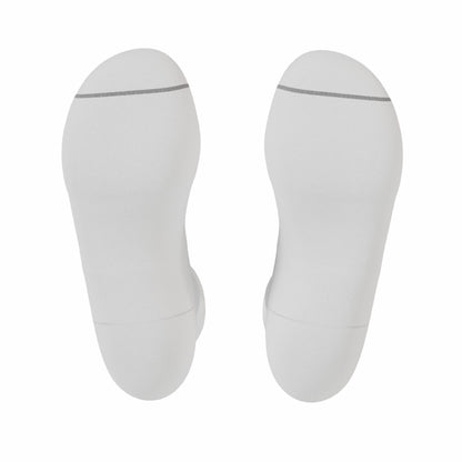 Shinesty Heel Hammock™ Quarter Crew Socks 3 Pack - Plain White