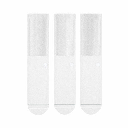 Shinesty Heel Hammock™ Super Stupid-Soft™ Crew Socks 3 Pack - White Military Complaint