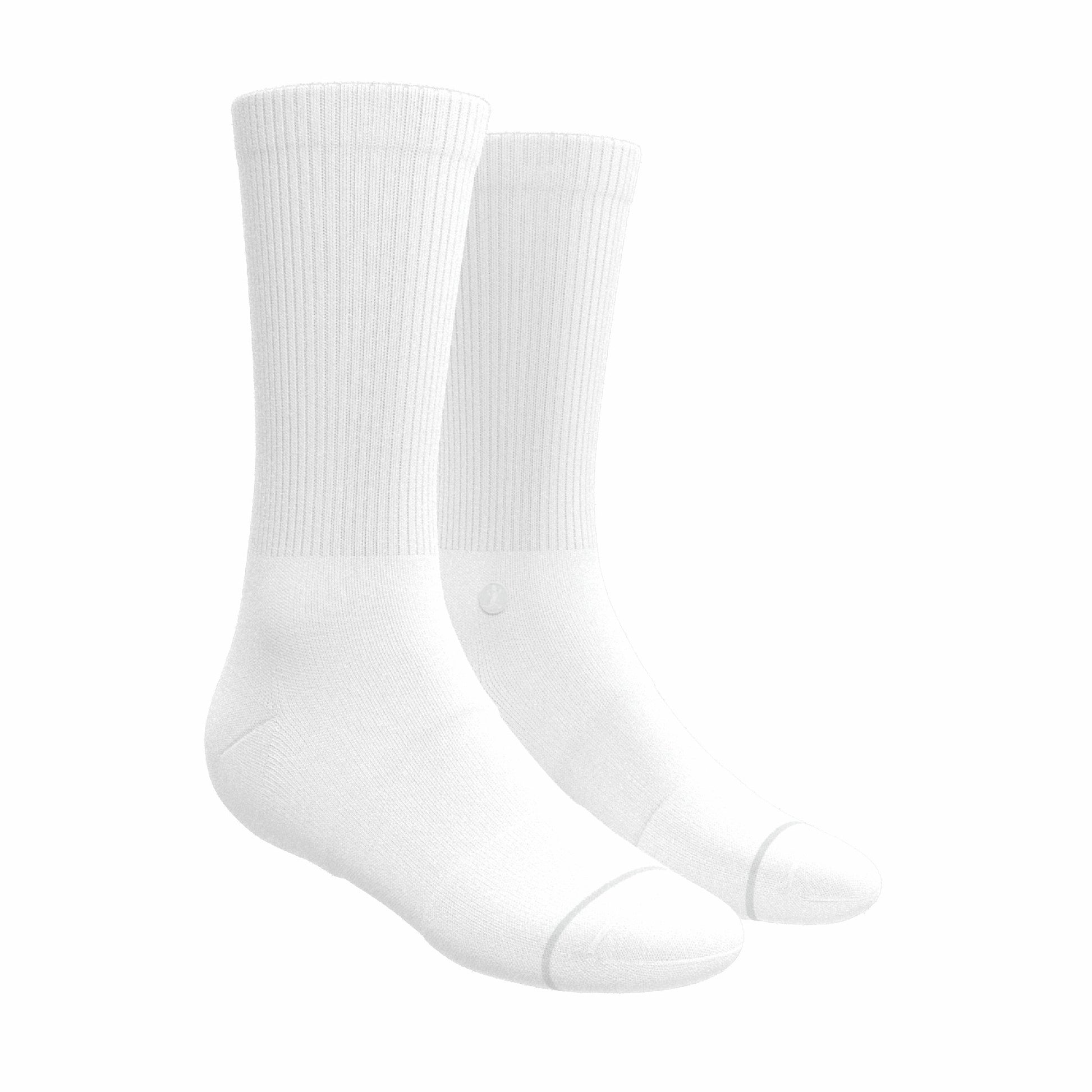 Shinesty Heel Hammock™ Super Stupid-Soft™ Crew Socks 3 Pack - White Military Complaint
