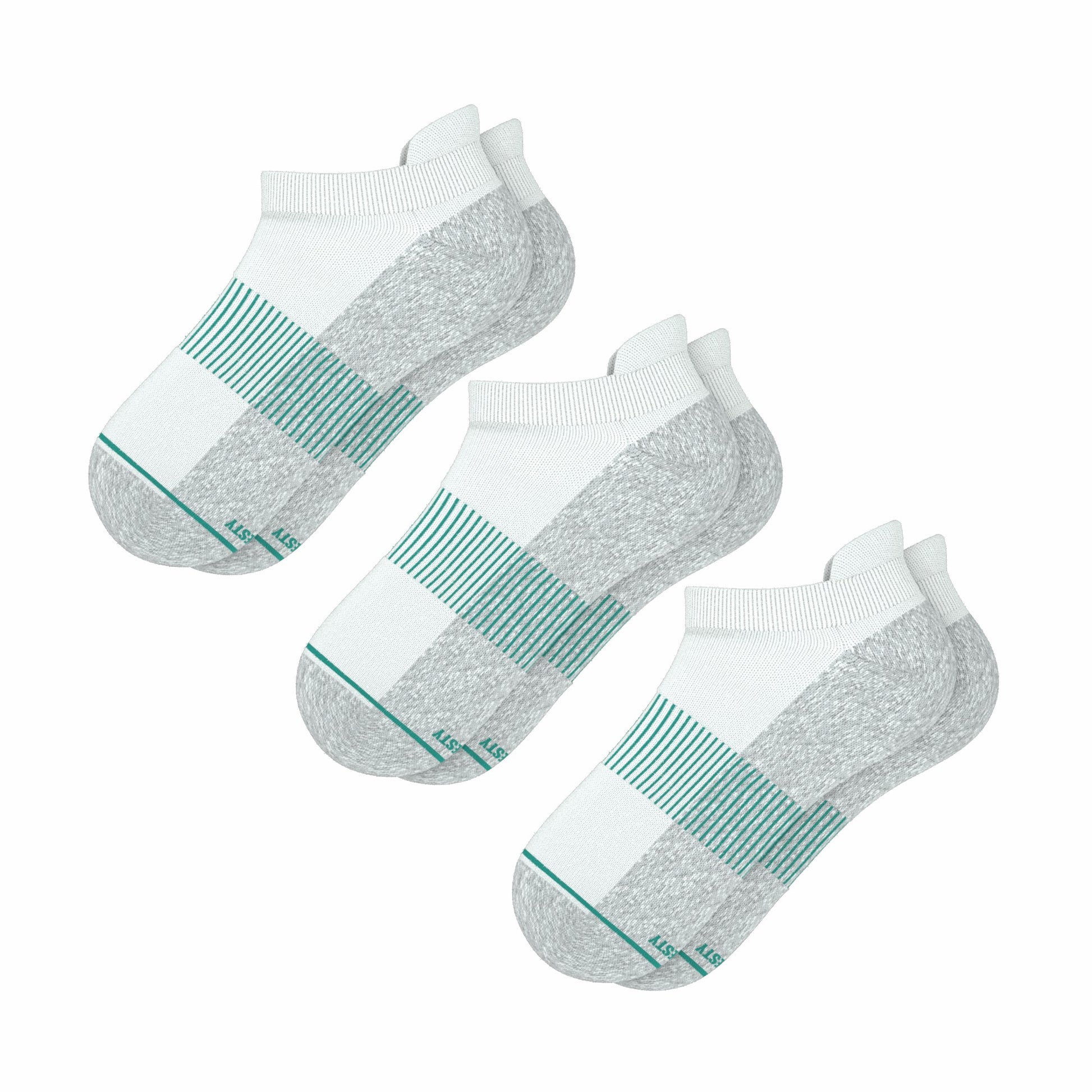 Shinesty Heel Hammock™ Ankle Socks 3 Pack - White Stay Weird