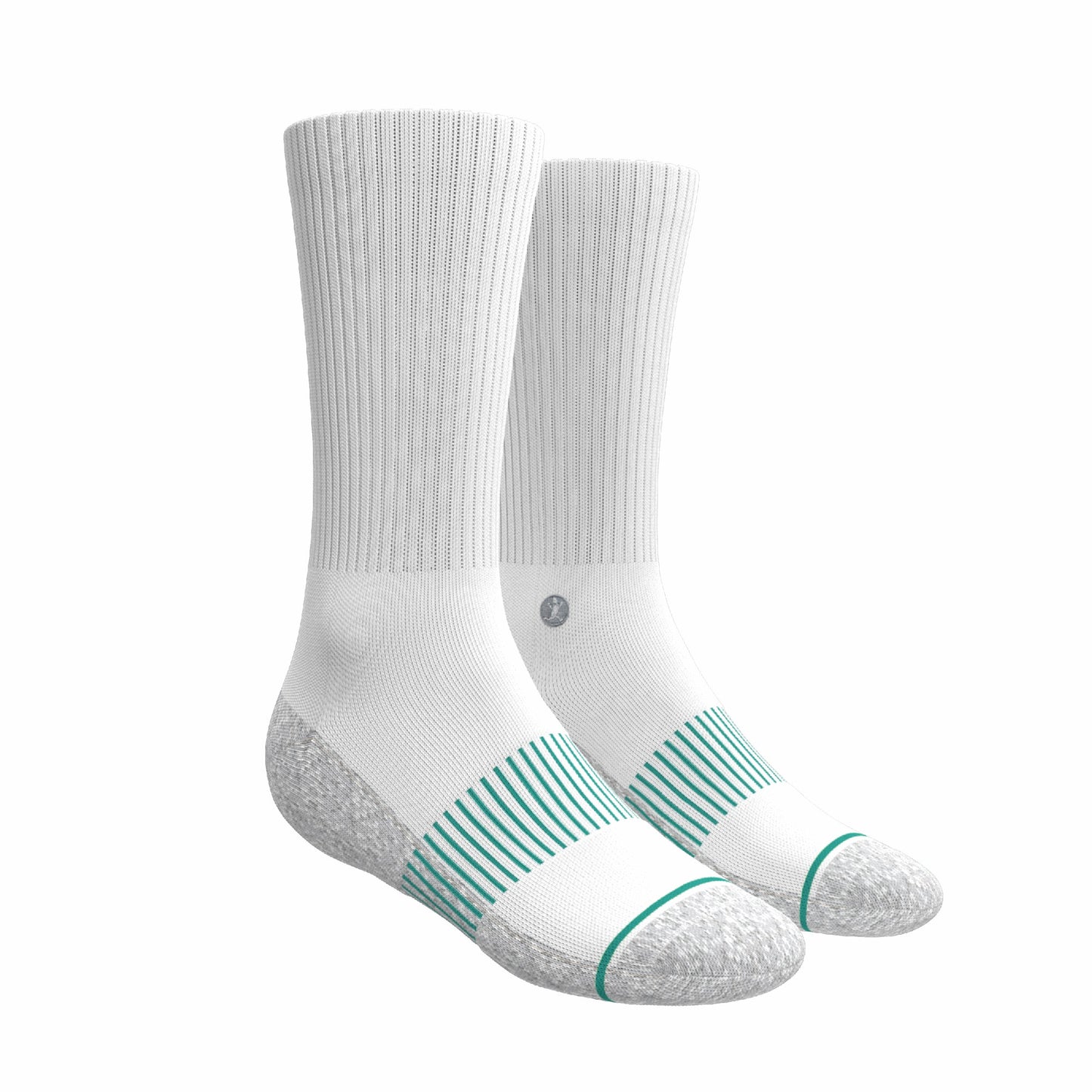 Shinesty Black Gray and White Heel Hammock™ Crew Socks 3 Pack - The Staple