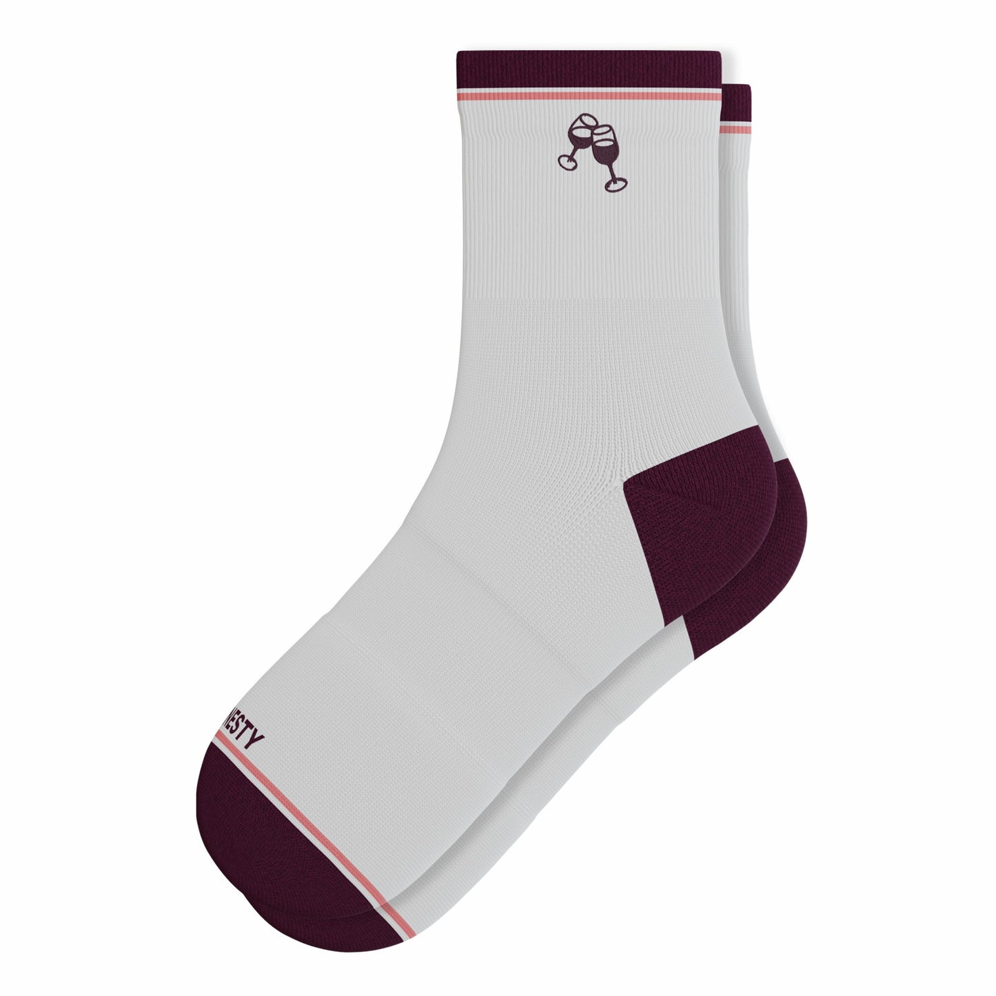 Shinesty Heel Hammock™ Quarter Crew Socks 3 Pack - Cocktail
