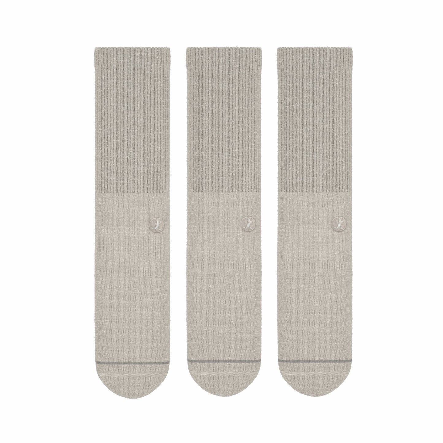 Shinesty Heel Hammock™ Super Stupid-Soft™ Crew Socks 3 Pack - Sand Military Complaint