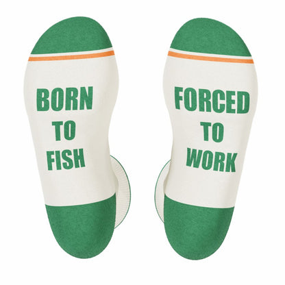 Shinesty Heel Hammock™ Super Stupid-Soft™ Crew Socks 3 Pack - Fishing