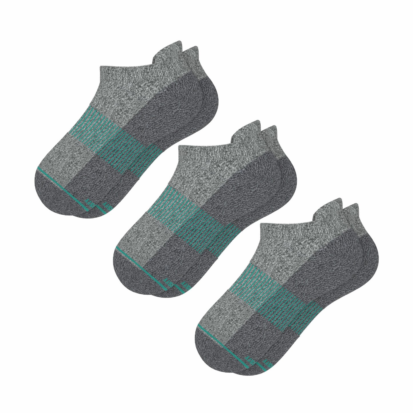 Shinesty Gray Stay Weird Heel Hammock™ Ankle Socks 3 Pack - The Intramural Champ