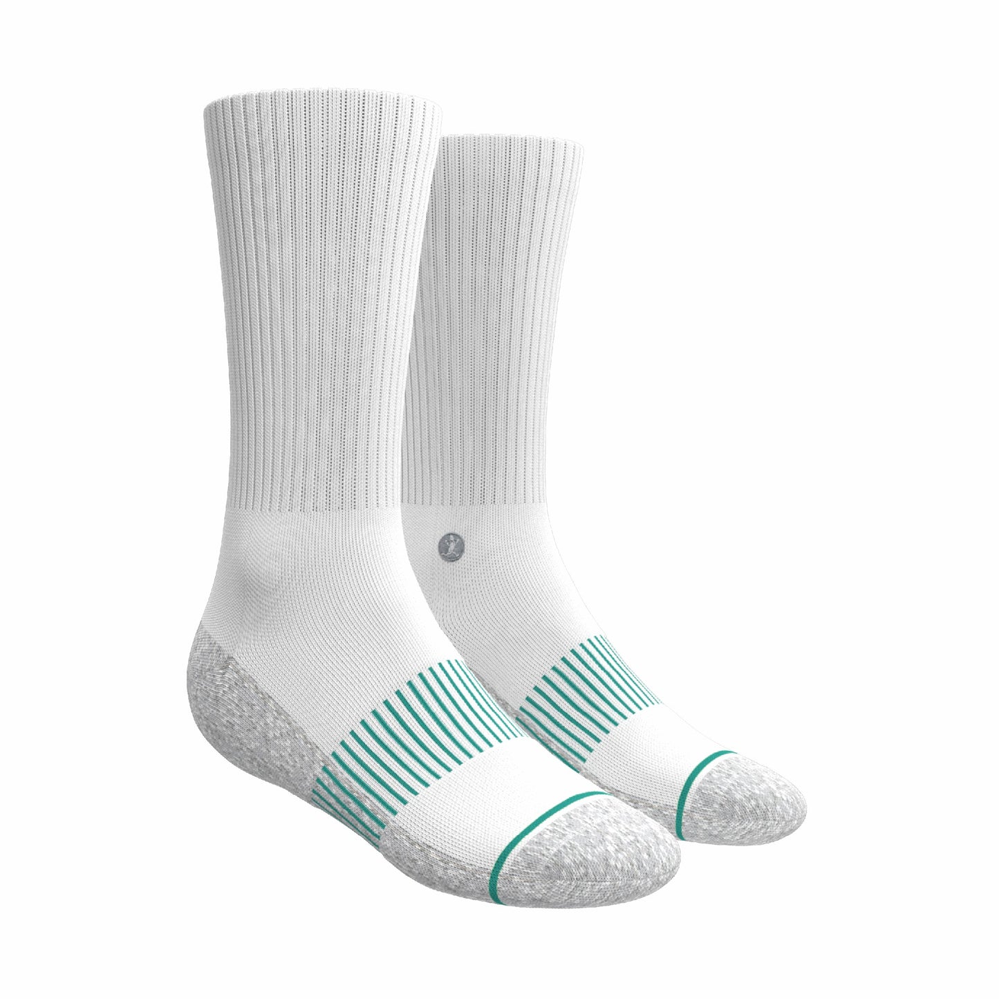 Shinesty White Stay Weird Heel Hammock™ Crew Socks 3 Pack - The Cloud 9